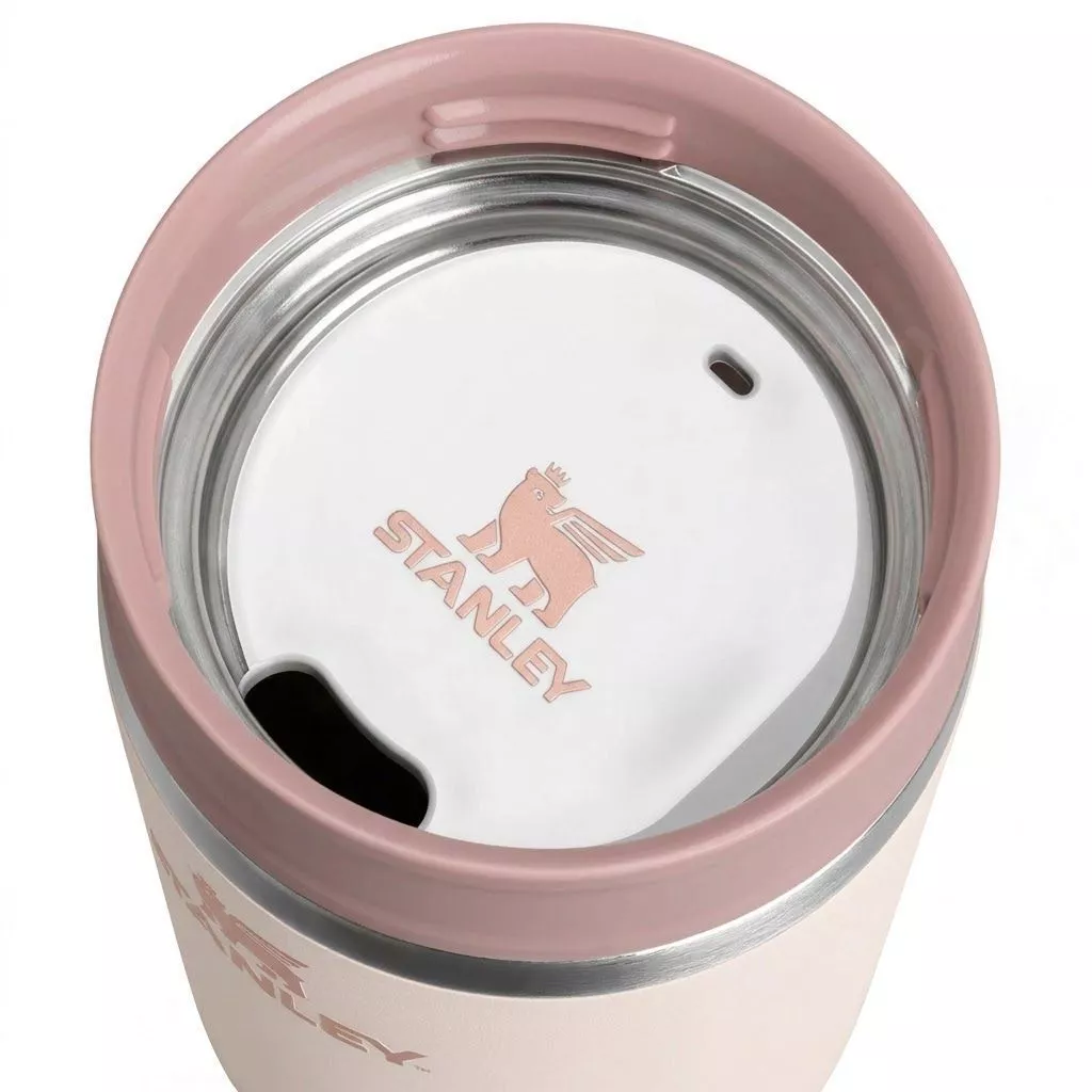 Термокружка Stanley Adventure Shortstack Travel Mug 354ml (розовая) 10-13322-003 с доставкой по России | BreadyФото 1