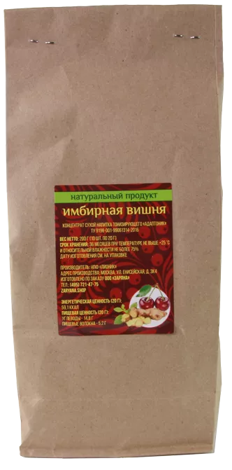 Адаптоник тонизирующий "Имбирная вишня" с доставкой по России и в Казахстан | Bready