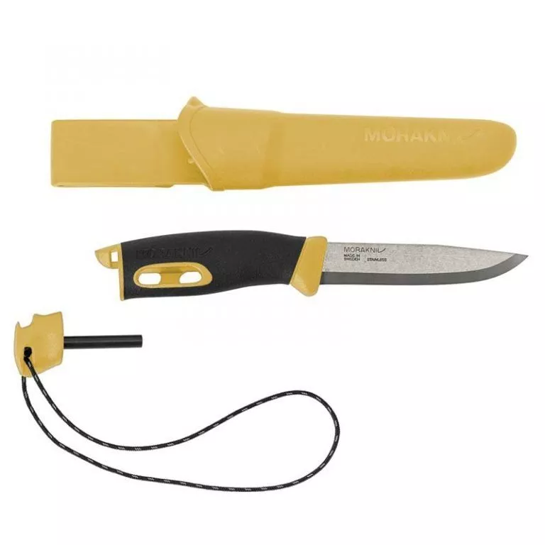 Нож Morakniv Companion Spark Yellow, нержавеющая сталь, 13573 с доставкой по России и в Казахстан | BreadyФото 0
