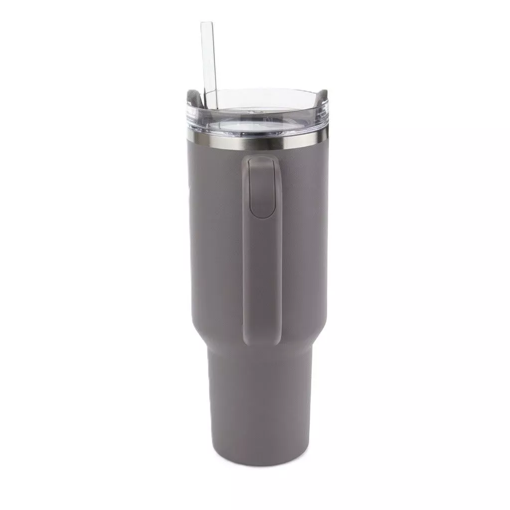 Термокружка STANLEY THE QUENCHER H2.0 FLOWSTATE TUMBLER, серый-камень 1,18L 10-11913-082 с доставкой по России | BreadyФото 3