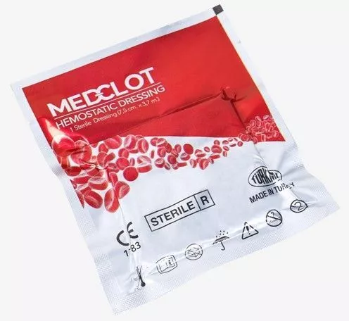 Бинт кровоостанавливающий MEDCLOT Hemostatic Combat Gauze Z-fold 7,5*370 см с доставкой по России и в Казахстан | BreadyФото 0