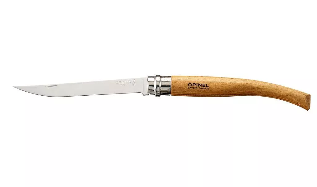 Нож складной филейный Opinel №12 VRI Folding Slim Beechwood с доставкой по России и в Казахстан | Bready