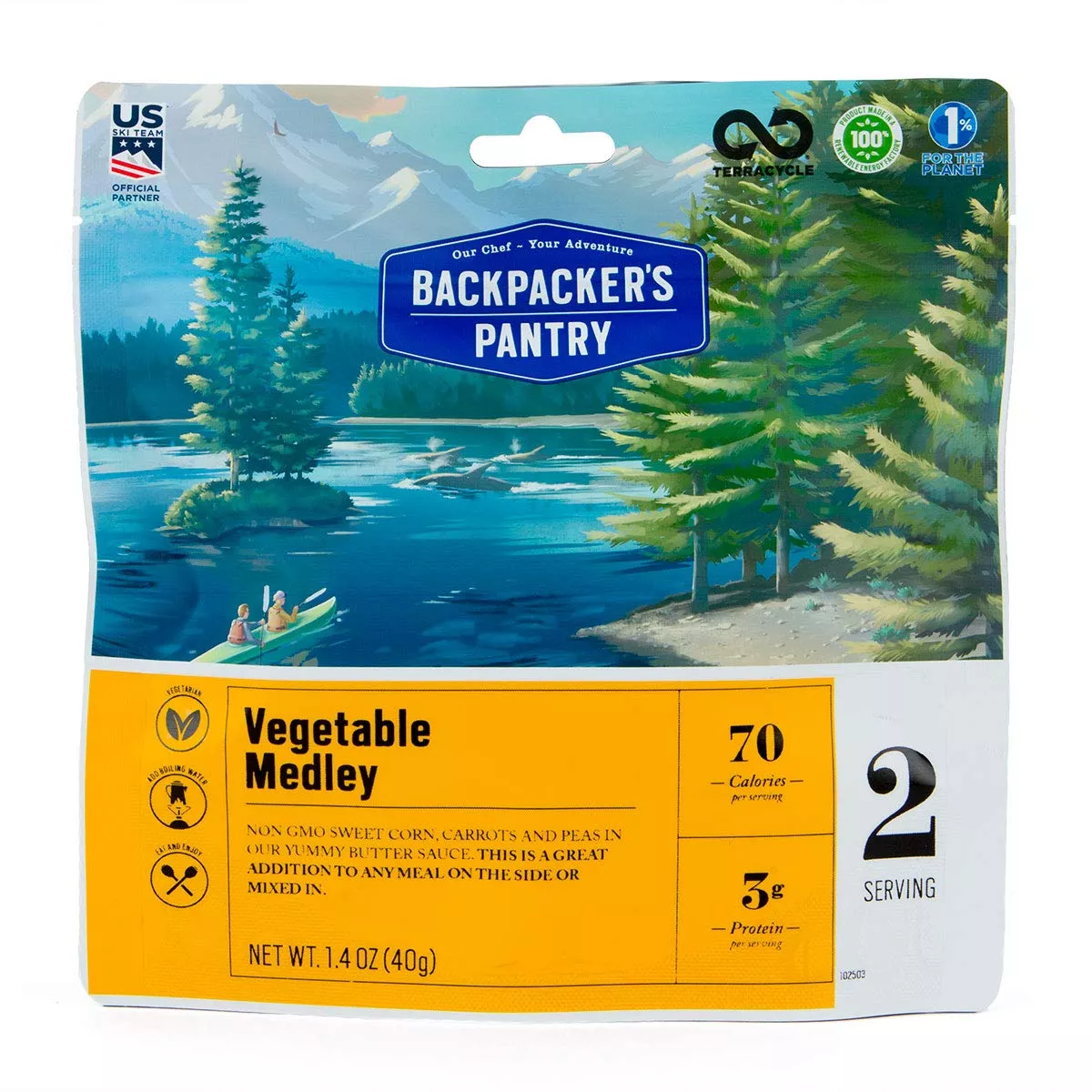 Овощная смесь Backpacker's Pantry VEGETABLE MEDLEY 40 г с доставкой по России и в Казахстан | BreadyФото 0