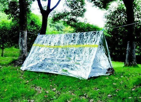 Палатка термосберегающая туба AceCamp Reflective Tube Tent - Silver с доставкой по России и в Казахстан | Bready