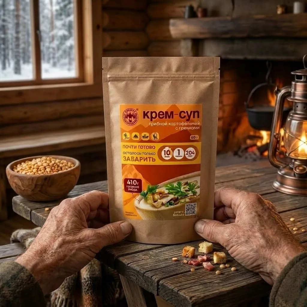 Крем-суп грибной с гренками СПЕЦПИТ Крафт 60 гр. с доставкой по России | BreadyФото 2