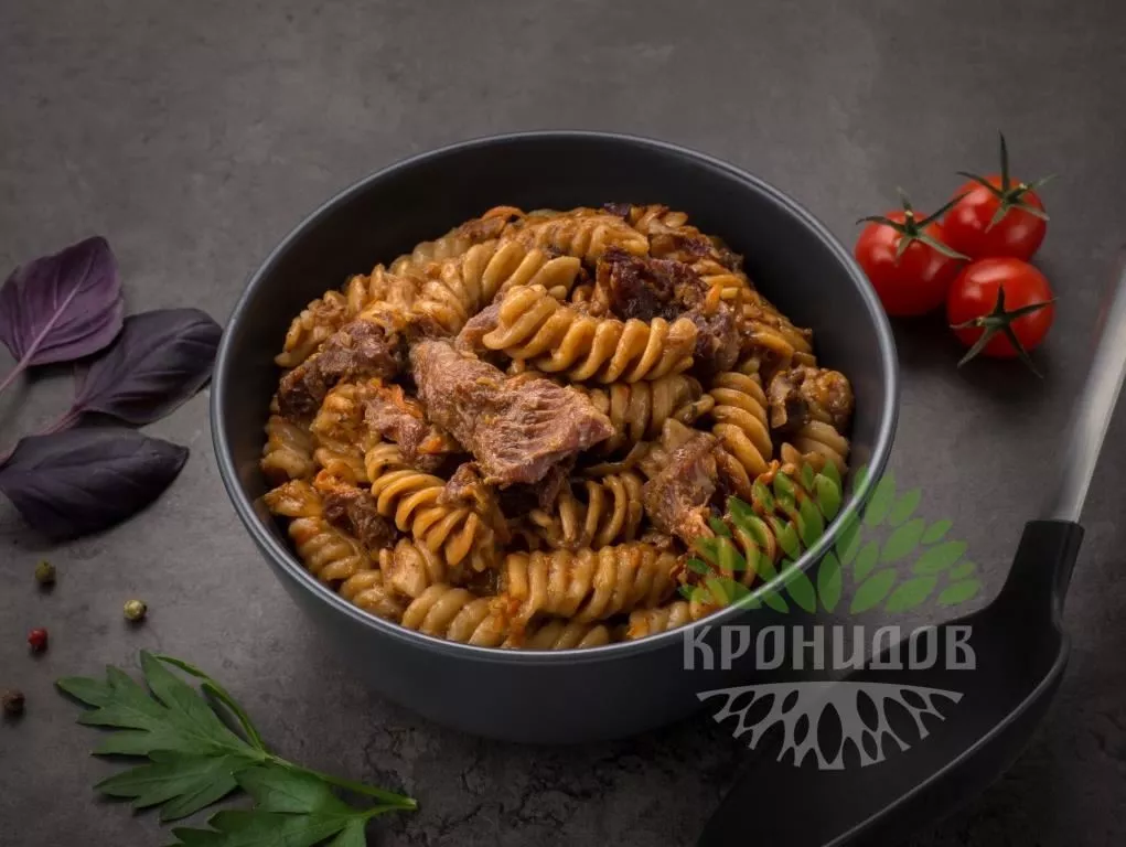 Говядина с макаронами "Кронидов" 250 г с доставкой по России | BreadyФото 2