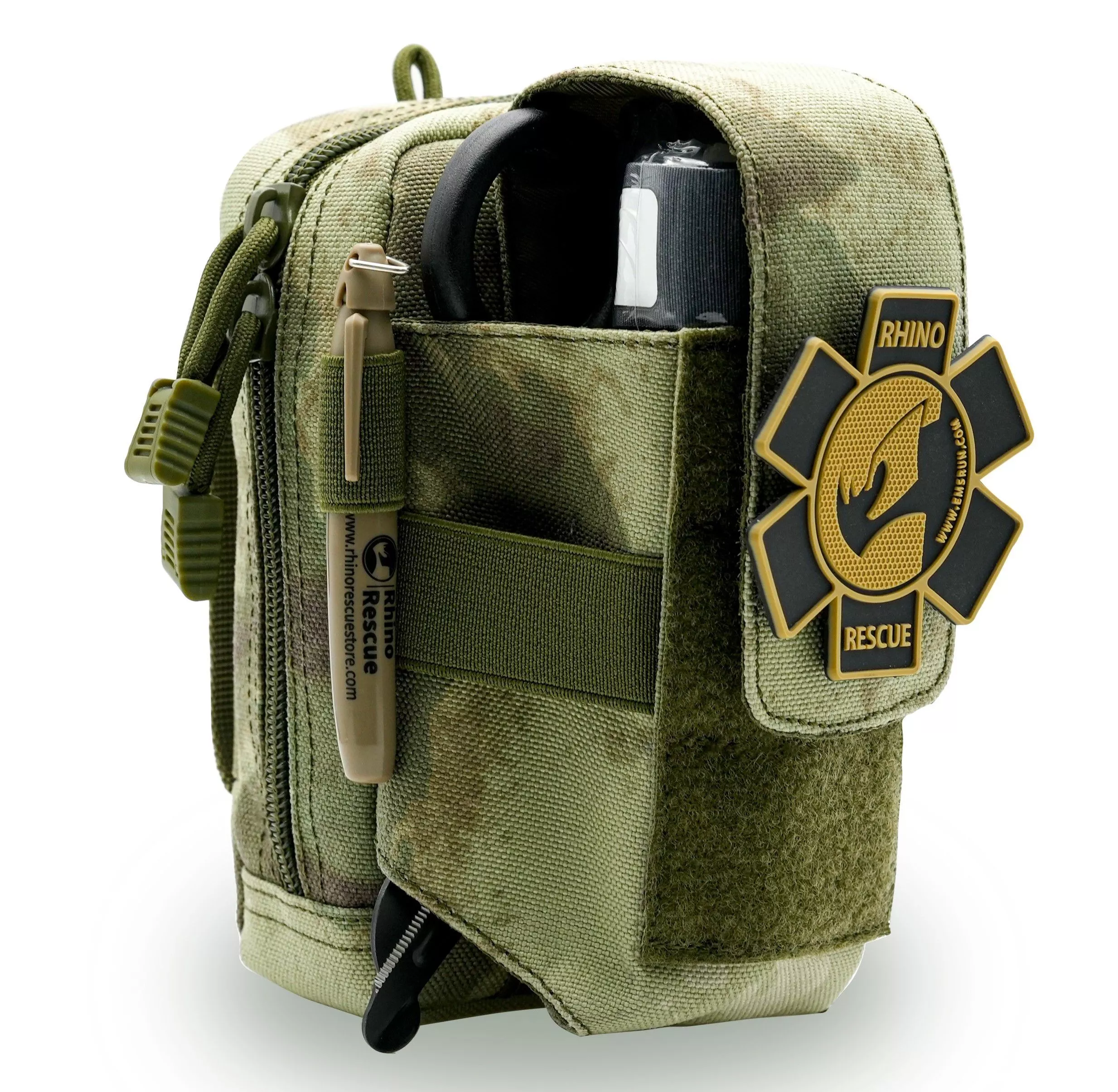 Тактическая аптечка первой помощи RHINO Rescue Tactical Bag Outdoor Molle Military (мох) с доставкой по России | BreadyФото 2