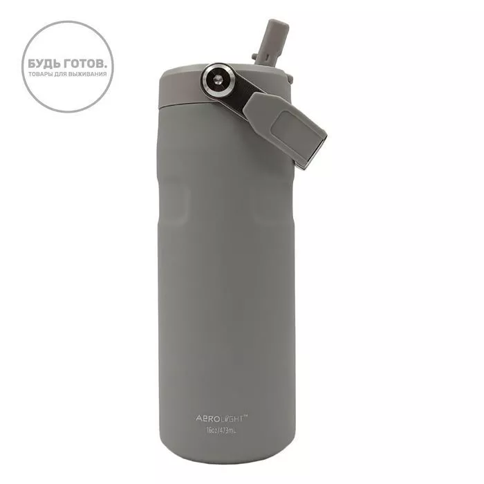 Stanley aerolight iceflow bottle 473 ml ash 10-12979-001 с доставкой по России и в Казахстан | BreadyФото 1