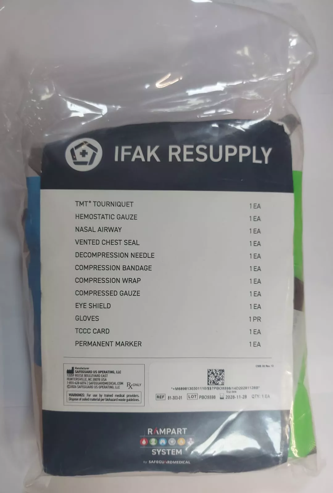 Комплект IFAK Resupply Safeguard Medical с доставкой по России и в Казахстан | BreadyФото 1