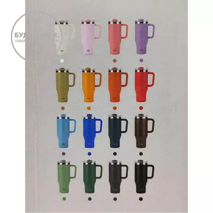 Термокружка Tyeso 900ml (TS-8866 900мл) тёмно-серая с доставкой по России | BreadyФото 2