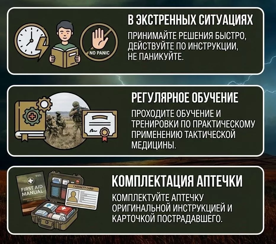 Инструкция по оказанию первой помощи в чрезвычайных ситуациях Rhino Rescue с доставкой по России | BreadyФото 4
