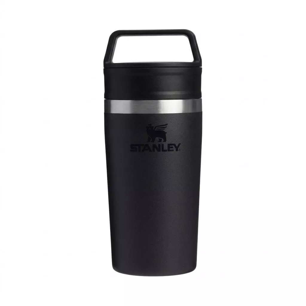 Термокружка Stanley Adventure Shortstack Travel Mug 354ml (черная) 10-13322-001 с доставкой по России | BreadyФото 0