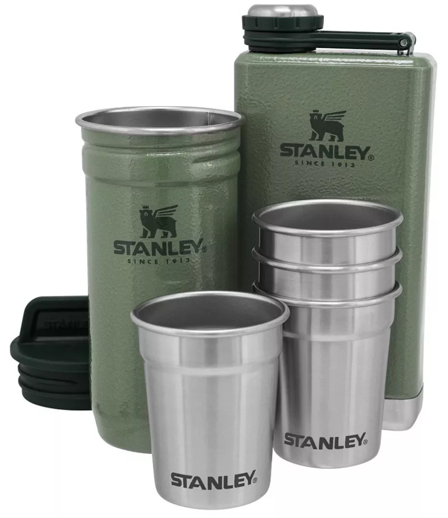 Набор стопок STANLEY ADVENTURE 0,59L c флягой 0,23L зеленый 10-01883-058 с доставкой по России | BreadyФото 0