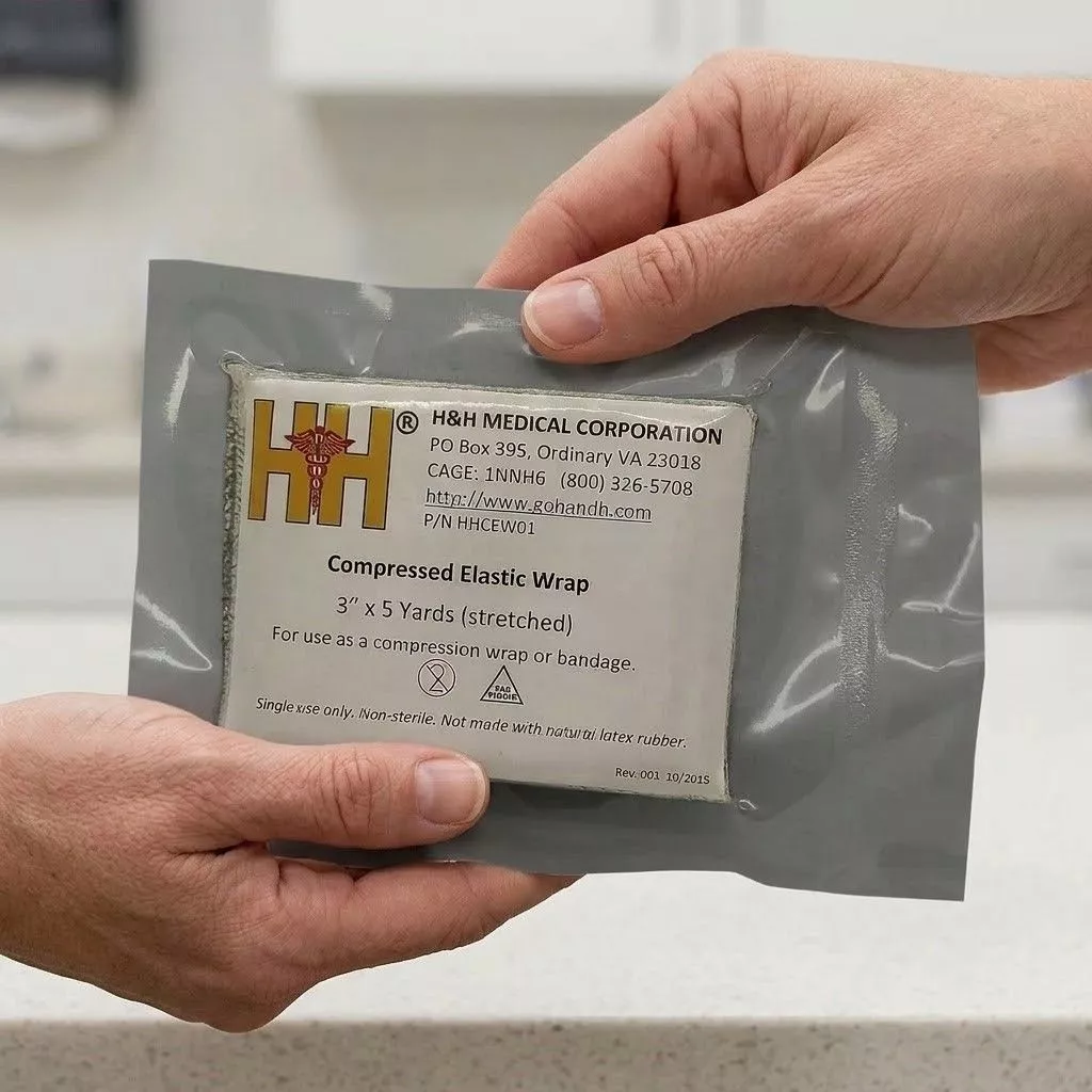 Компрессионный эластичный бинт Compressed Elastic Wrap H&H с доставкой по России | BreadyФото 4