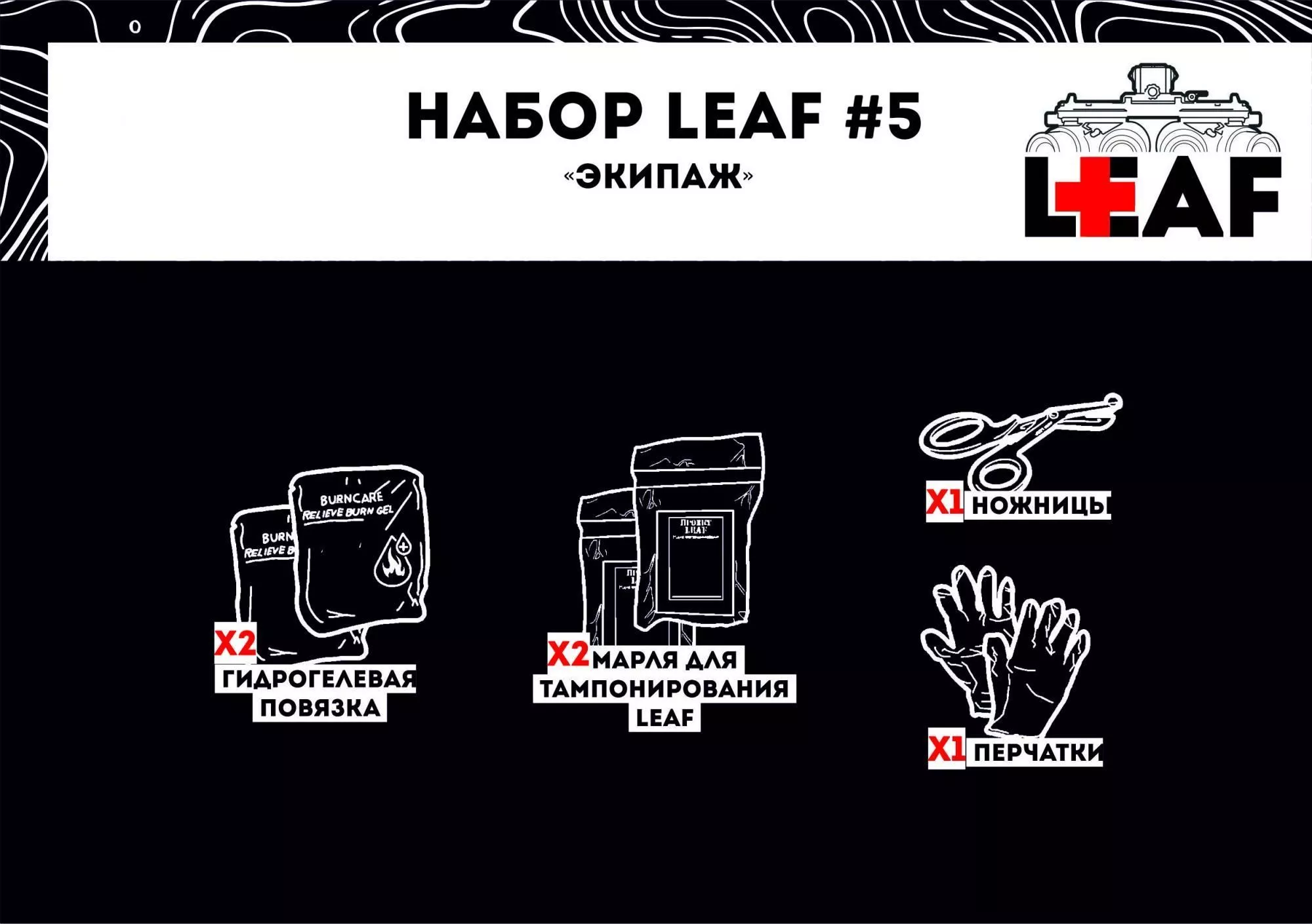 Набор №5 "Экипаж" LEAF с доставкой по России | BreadyФото 0