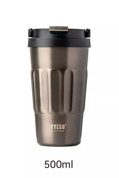 Термокружка Tyeso TS-8804 500ML серый (Gray) с доставкой по России и в Казахстан | Bready