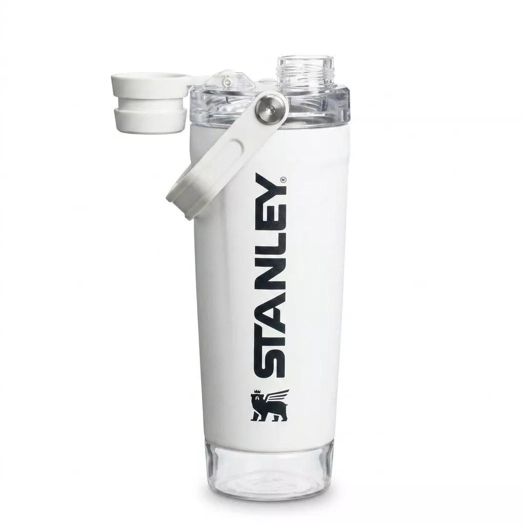Термобутылка STANLEY The Activate Shaker Bottle 591 ml (10-13312-003) Chalk мел с доставкой по России | BreadyФото 1
