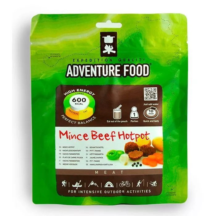 Жаркое с говяжими тефтельками Adventure food Mince Beef Hotpot, сублимат с доставкой по России и в Казахстан | BreadyФото 1