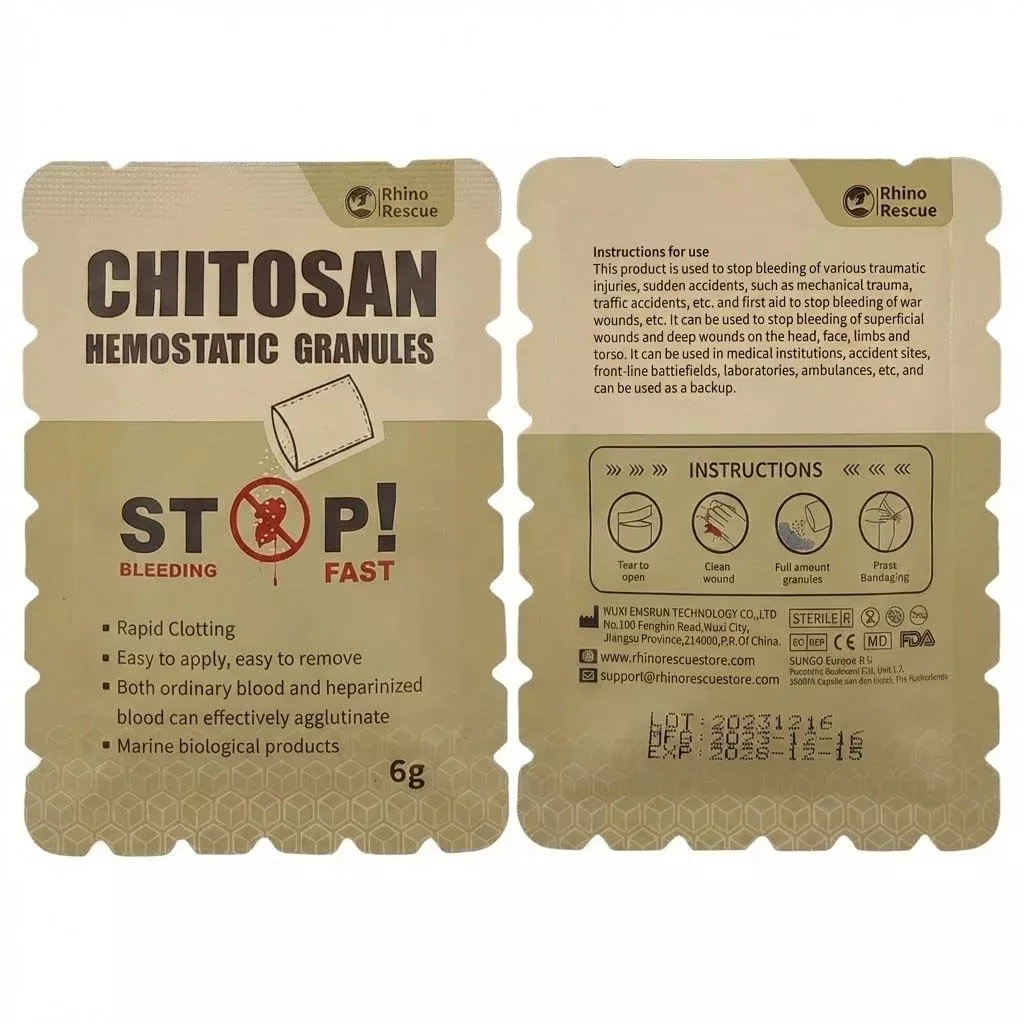 Гранулы гемостатические хитозановые PZKJ0002 RHINO Rescue 6 гр. с доставкой по России | BreadyФото 3