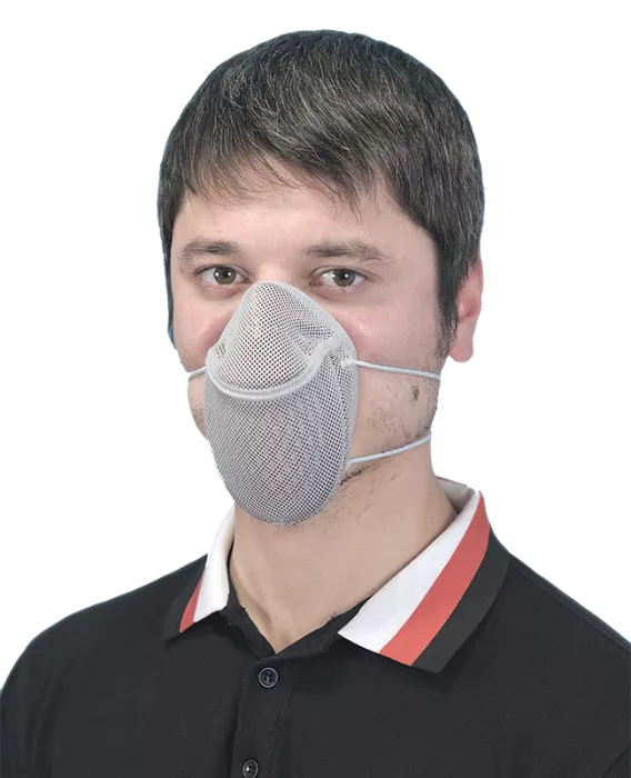 Антивирусная (бактерицидная) маска Полумаска БМ 1.3 (серый) САЙВЕР|SAYVER с доставкой по России и в Казахстан | Bready