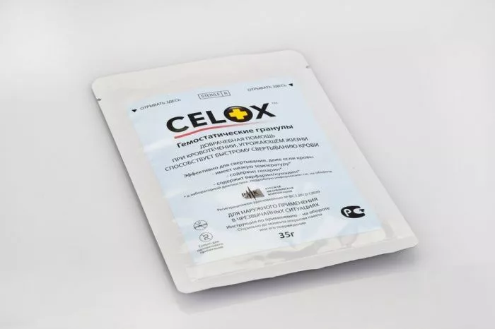 Гранулы Селокс CELOX Granules гемостатические 35 г с доставкой по России и в Казахстан | Bready