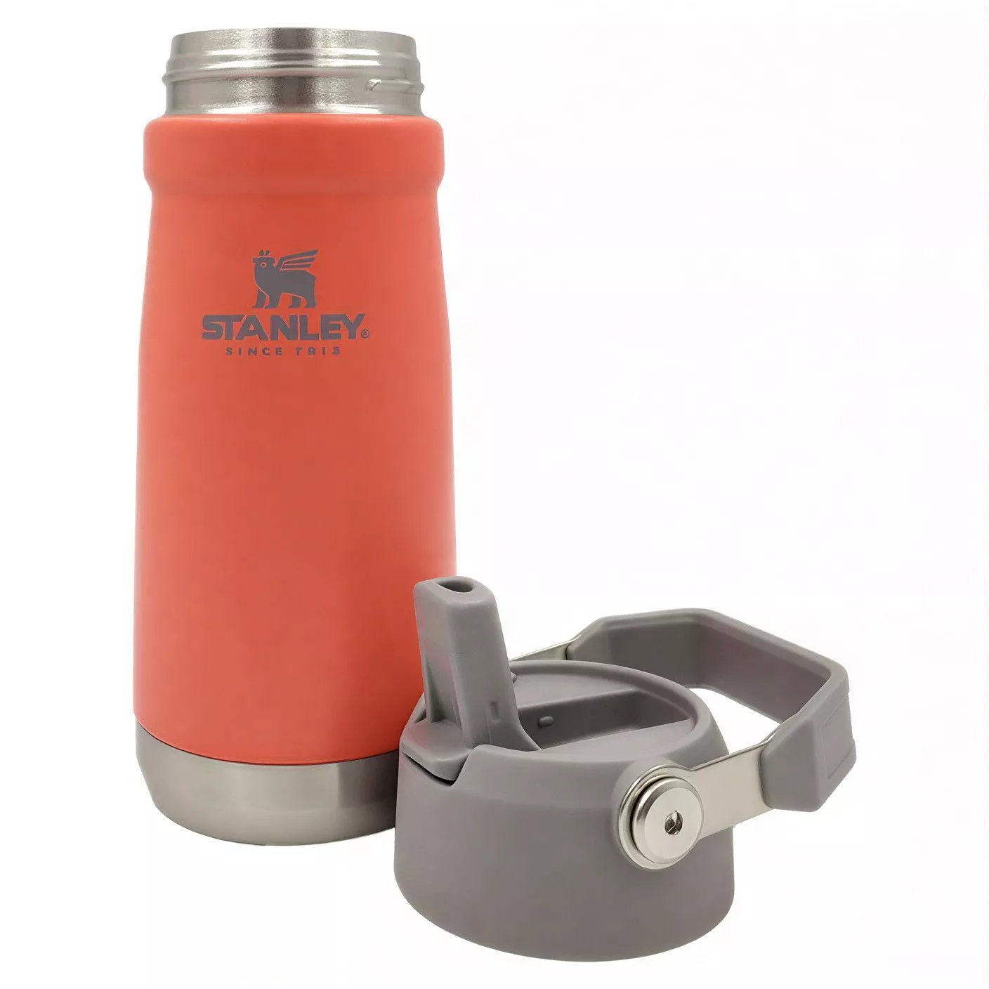 Термокружка STANLEY THE ICEFLOW™ FLIP STRAW WATER BOTTLE (коралловая), 500 ml, 10-09991-075 с доставкой по России | BreadyФото 2