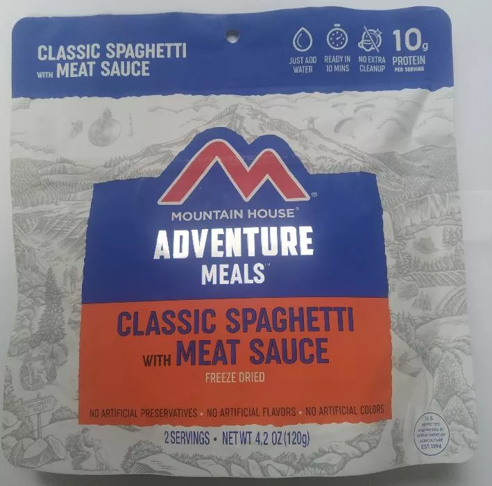 Спагетти с мясным соусом Mountain House Маунтин Хаус CLASSIC SPAGHETTI with MEAT SAUCE 120 г с доставкой по России | BreadyФото 0