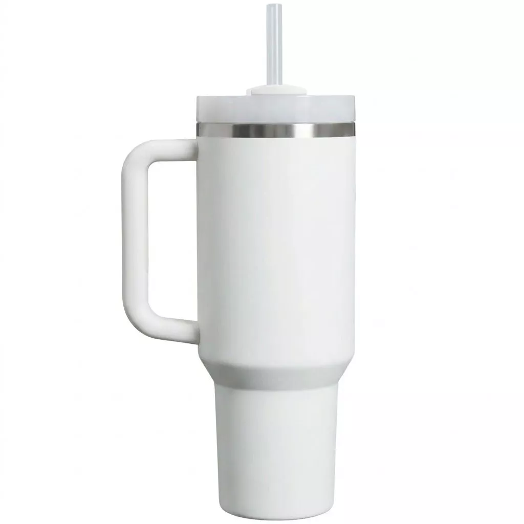 Термокружка STANLEY THE QUENCHER H2.0 FLOWSTATE TUMBLER, 1,18L,  10-11913-077 Морозный белый (Frost) с доставкой по России | BreadyФото 2