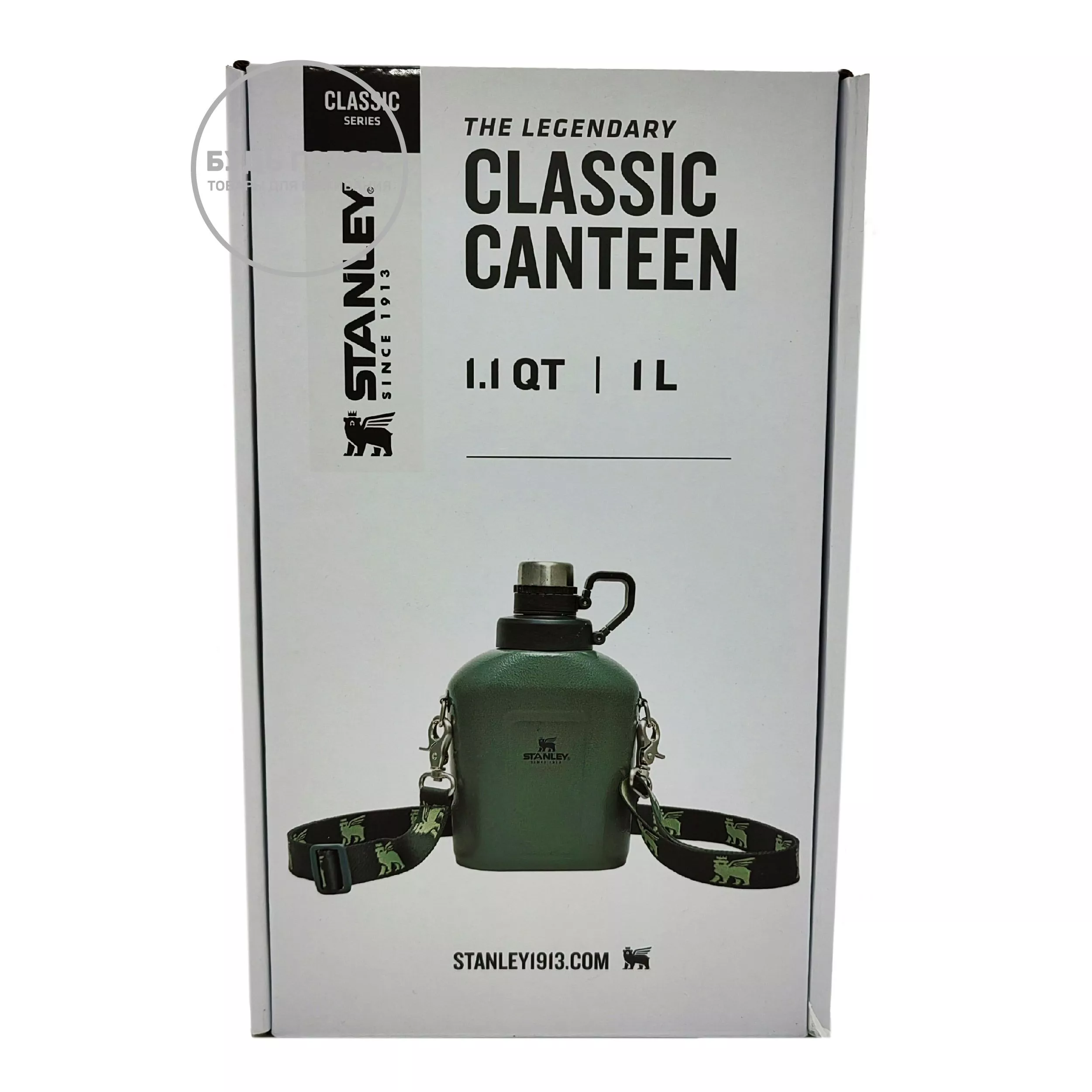 Фляга STANLEY Legendary Classic Canteen 10-11448-006 темно-зеленая 1L с доставкой по России и в Казахстан | BreadyФото 2