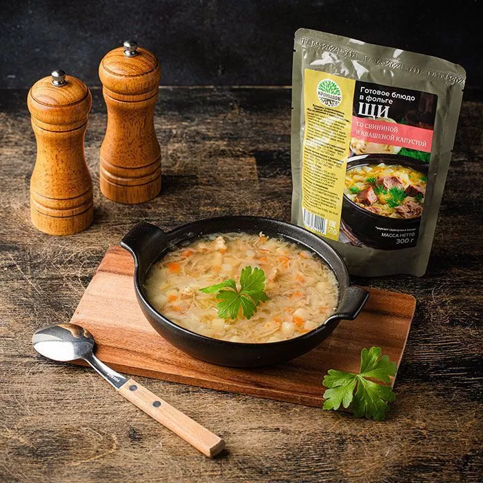 Суп Щи со свининой и квашеной капустой "Кронидов", 300 г с доставкой по России | BreadyФото 4