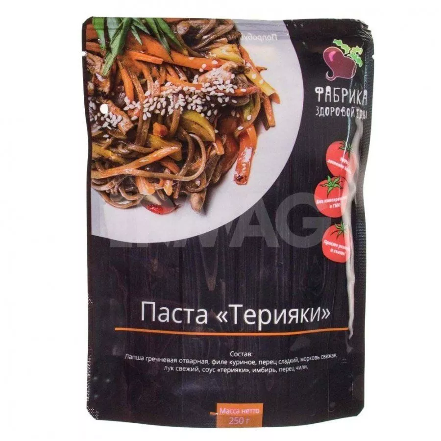 Паста Терияки "Фабрика здоровой еды" 250 г с доставкой по России и в Казахстан | BreadyФото 0