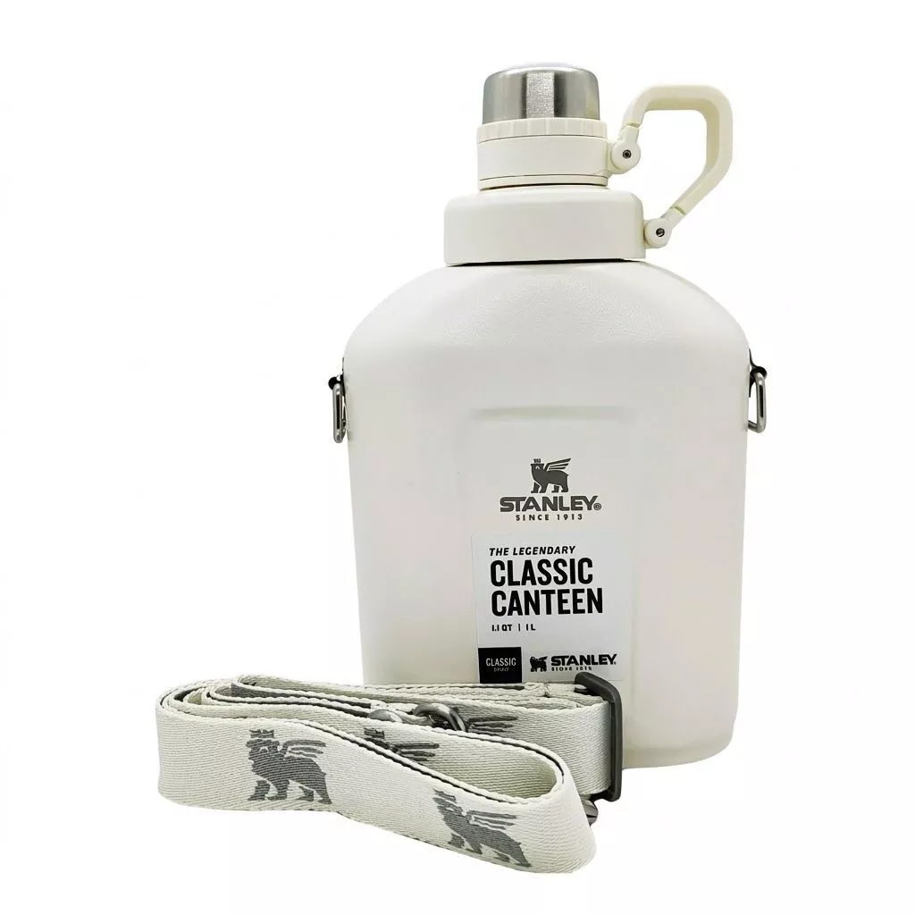 Фляга STANLEY Legendary Classic Canteen 10-11448-008 белая 1L с доставкой по России | BreadyФото 0