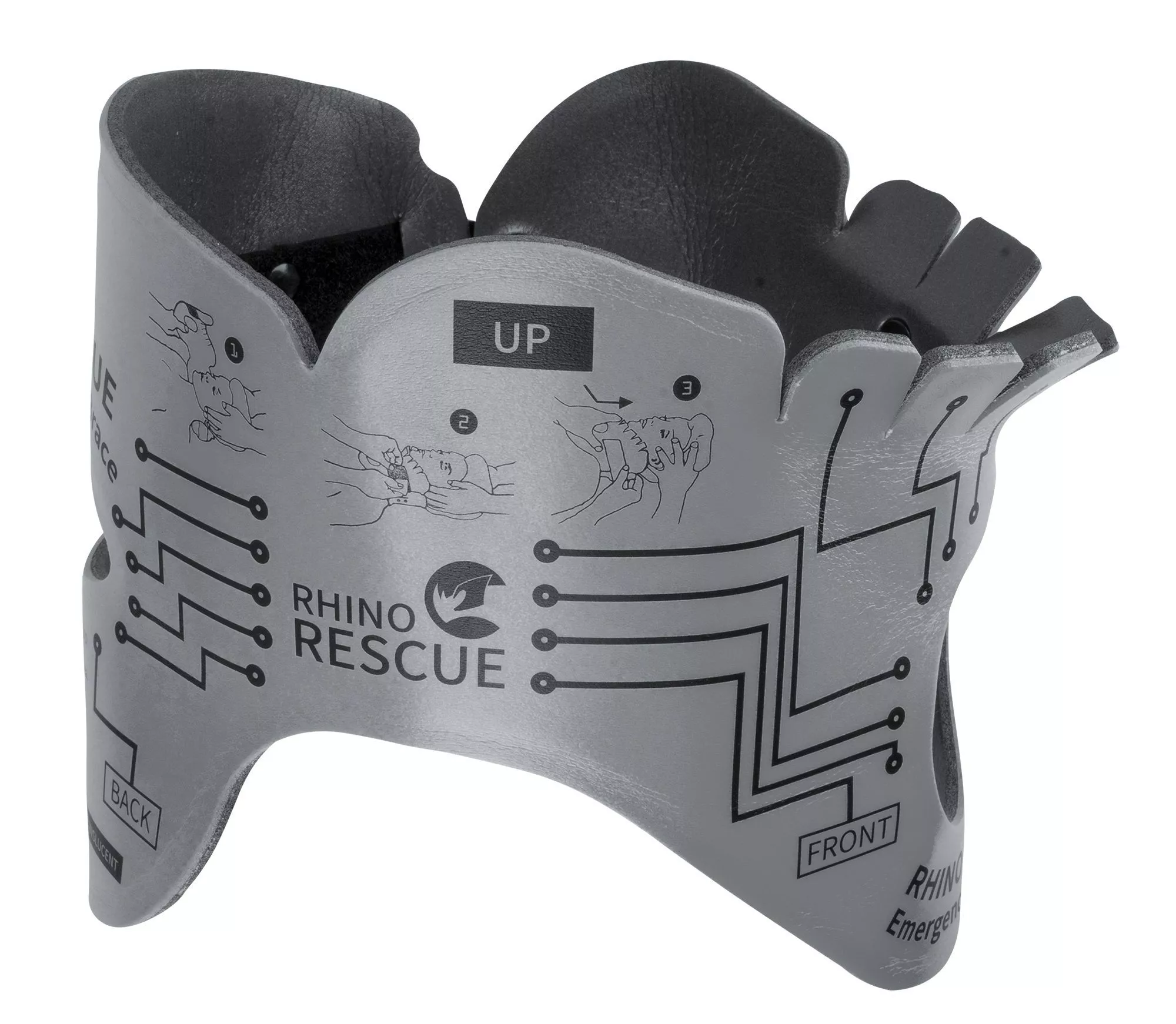 Пластичный шейный бандаж (воротник) Rhino Rescue с доставкой по России | BreadyФото 2