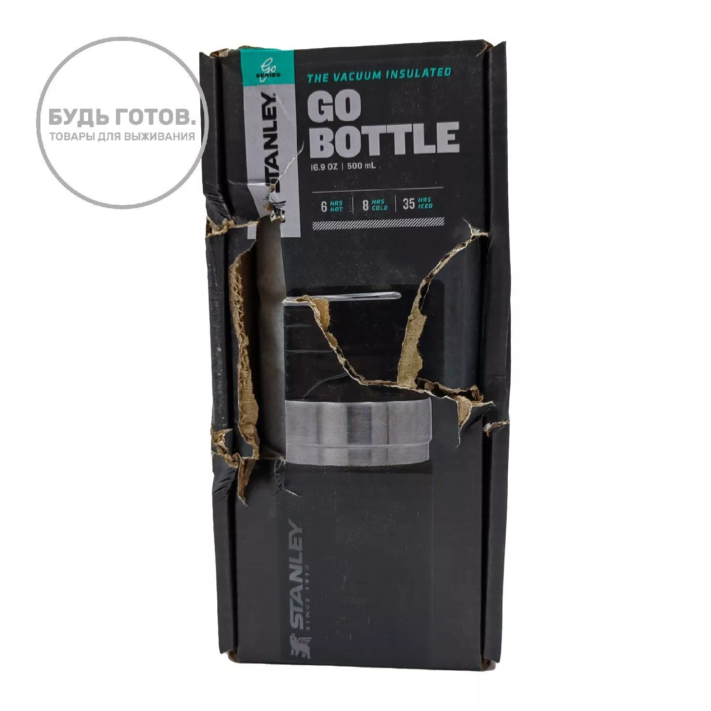 [Дисконт] Термобутылка STANLEY GO Bottle чёрная 500ML 10-09557-001 с доставкой по России | BreadyФото 0