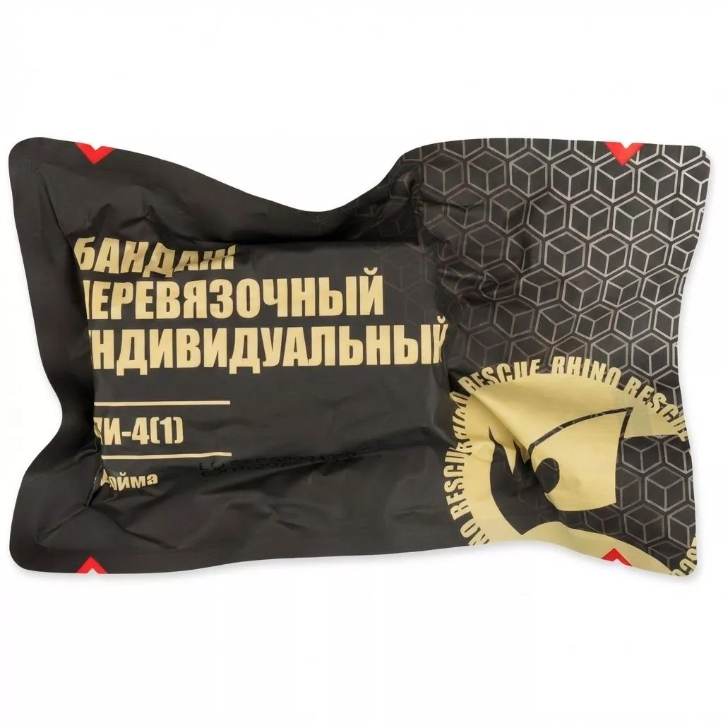 Компрессионный бандаж Rhino Rescue 4" (с велкро-липучкой, 1 подушка) PZBD0048 (дисконт) с доставкой по России | BreadyФото 0