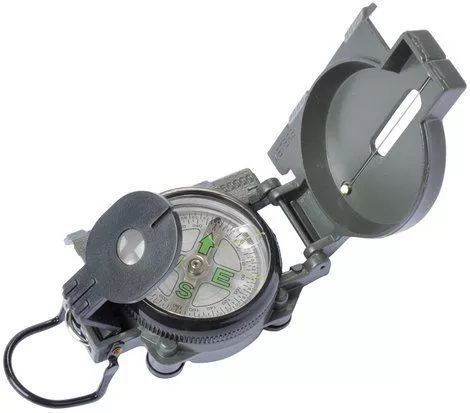Армейский компас с металлическим корпусом AceCamp Military Compass с доставкой по России и в Казахстан | Bready