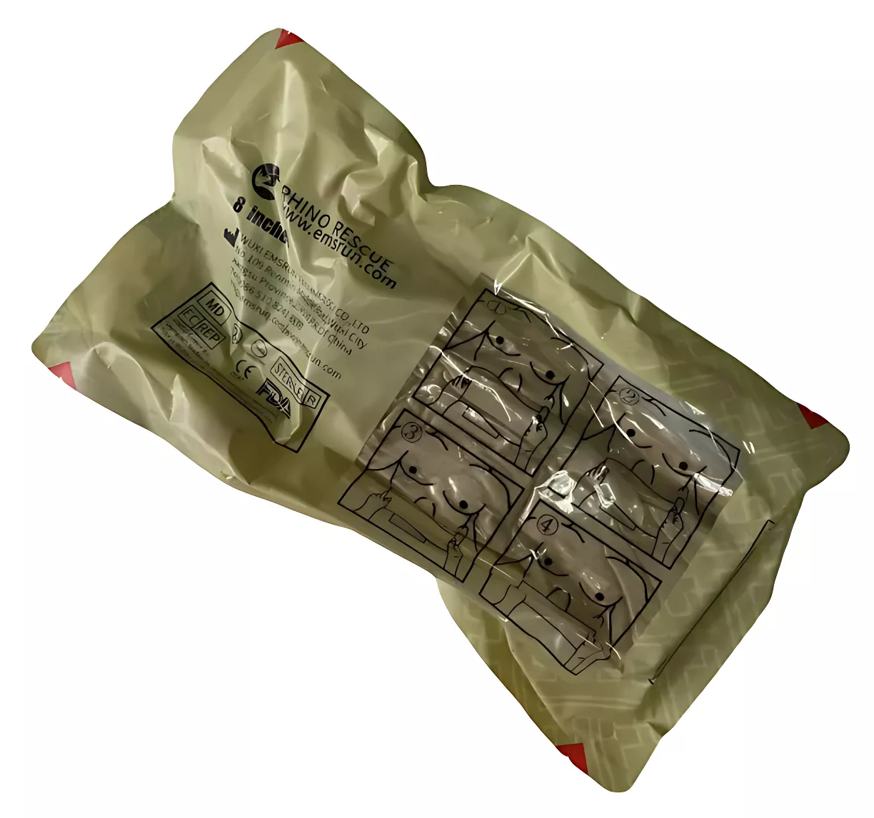 Компрессионный абдоминальный бандаж RHINO Rescue 8'' PZBD0050 с доставкой по России | BreadyФото 0