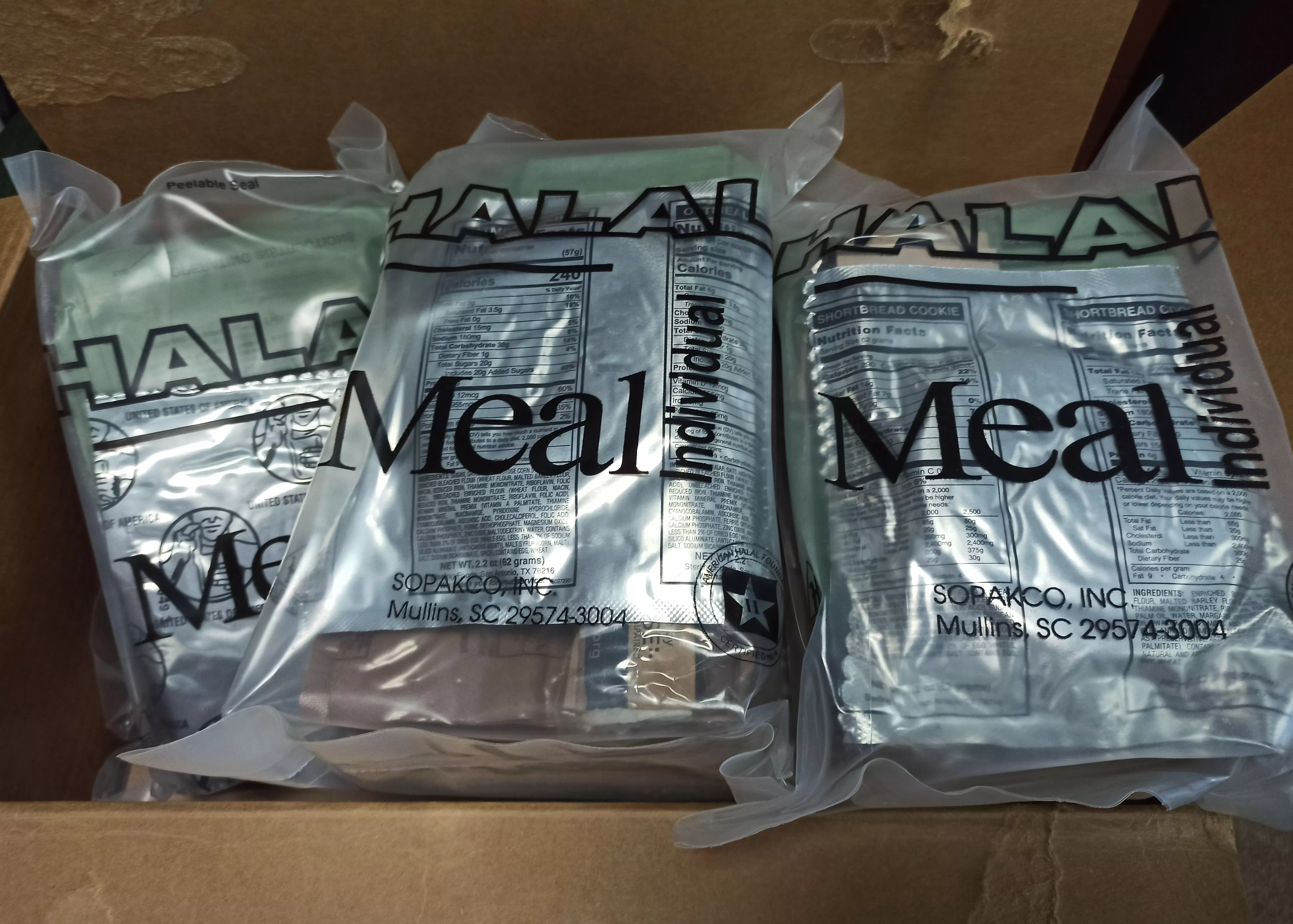 Американский сухпаёк MRE Meal HALAL с доставкой по России и в Казахстан | BreadyФото 1