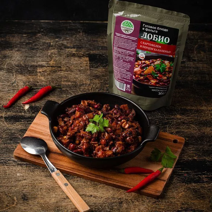 Лобио с картофелем и халапеньо "Кронидов" 300 г с доставкой по России | BreadyФото 5