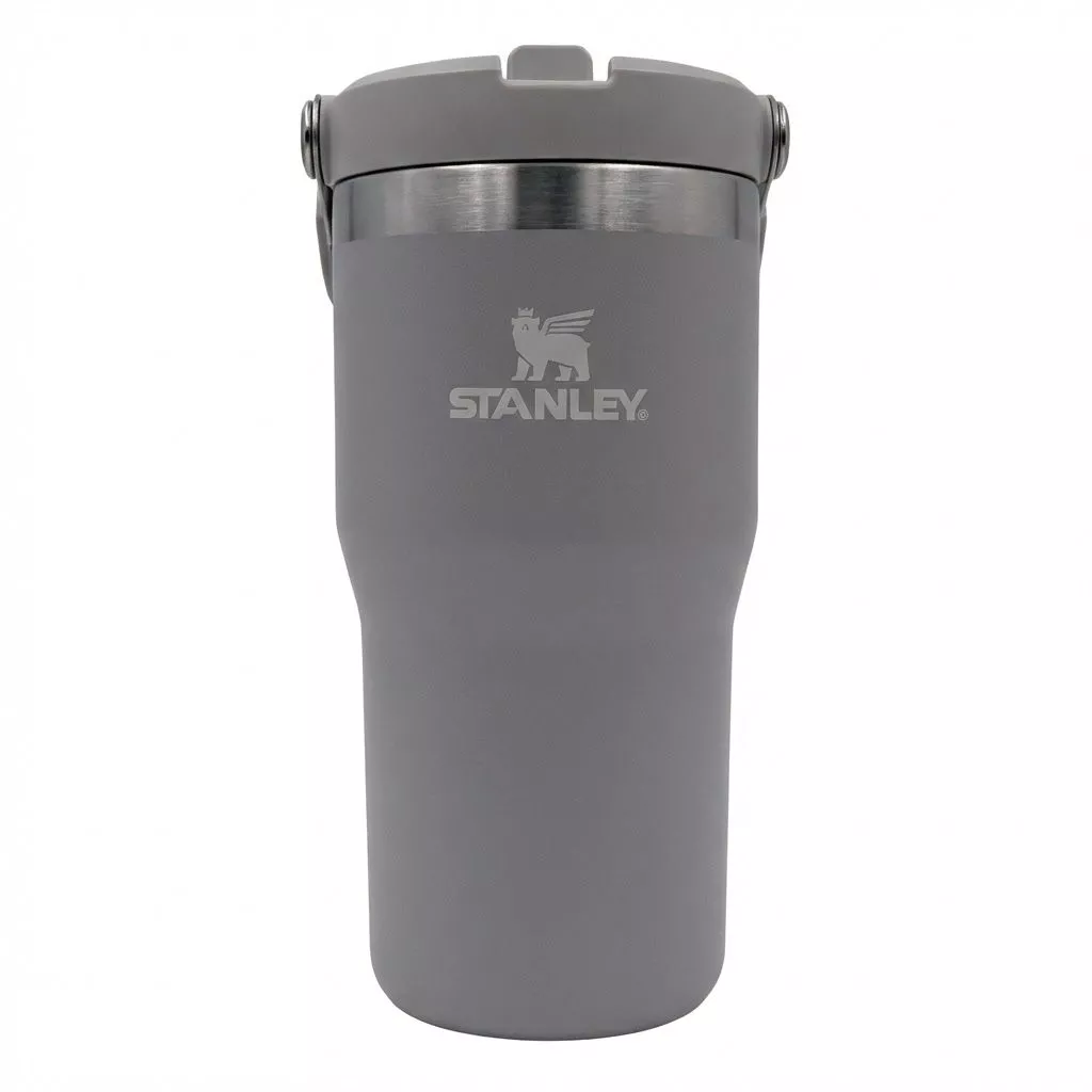 Термокружка Stanley The Iceflow Flip Straw Tumbler (пепельный), 10-09994-286, 591 мл с доставкой по России | BreadyФото 3