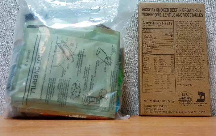 Американский сухпаёк MRE Meal Kosher (кошерный) с доставкой по России | BreadyФото 1