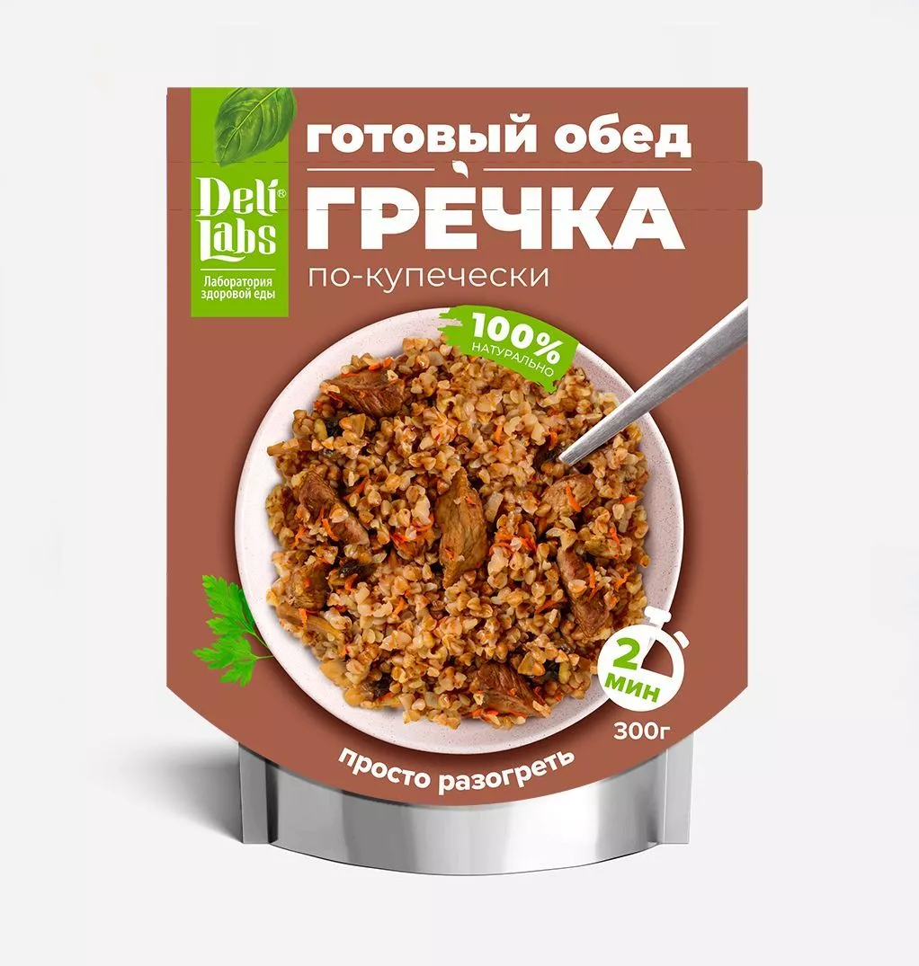 Гречка по-купечески DeliLabs Делилабс 300 г с доставкой по России | BreadyФото 0