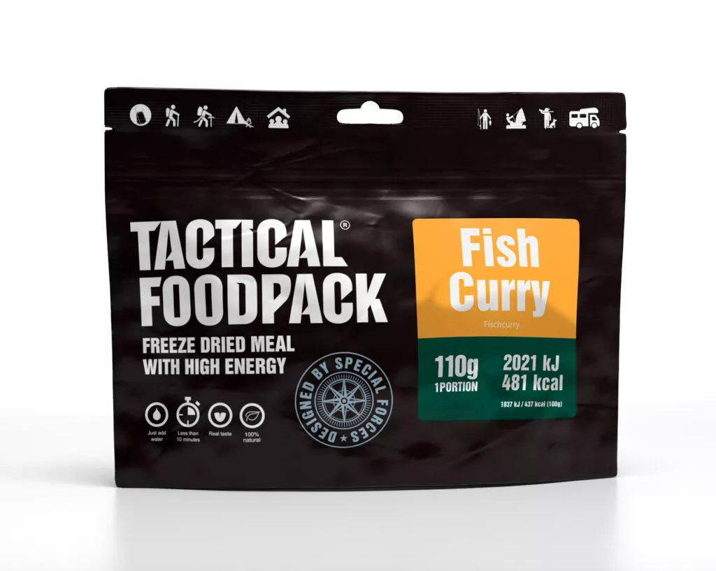 Рыбное карри с рисом Tactical Foodpack FISH CURRY 110 г с доставкой по России и в Казахстан | BreadyФото 0