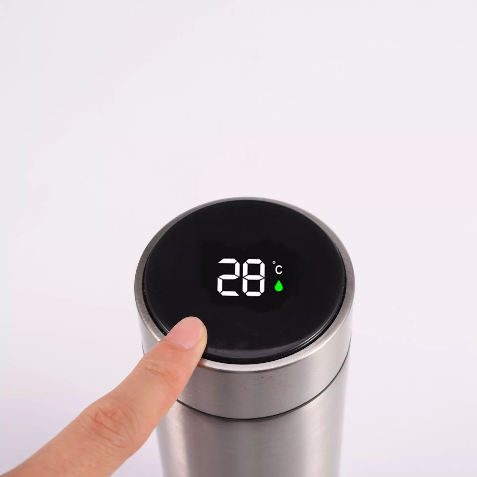 Термос с термометром чёрный с доставкой по России и в Казахстан | BreadyФото 4