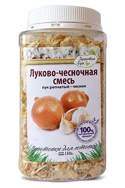 Луково-чесночная смесь "Здоровая еда" в ПЭТ-банке 150 г с доставкой по России и в Казахстан | Bready