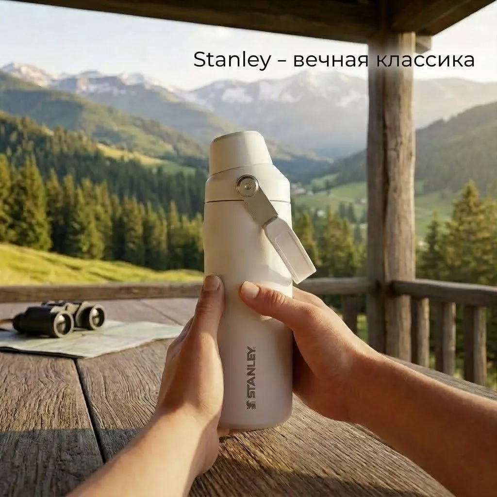 Термобутылка STANLEY GO Iceflow™ 0,35L (10-12578-003) перламутровый с доставкой по России | BreadyФото 4