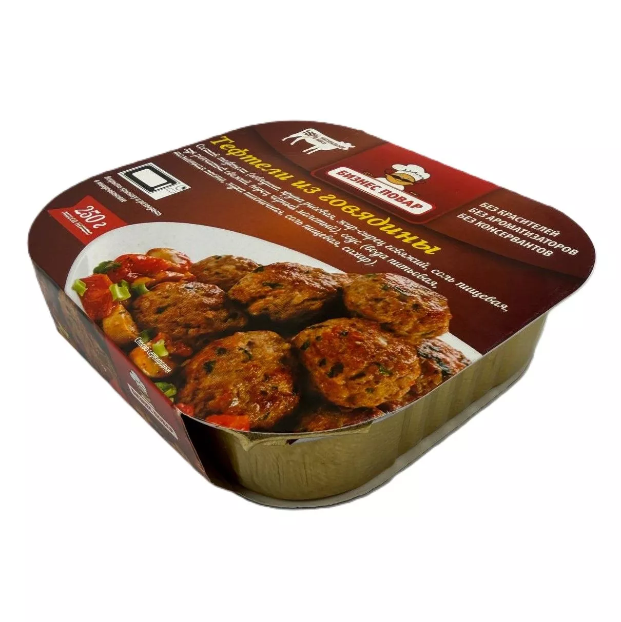 Тефтели из говядины Л4, 250 г (Бизнес Повар) с доставкой по России | BreadyФото 5
