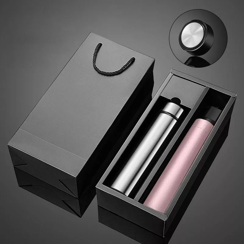 Подарочный набор "Термос с зонтом" (сталь/розовый) с доставкой по России | Bready