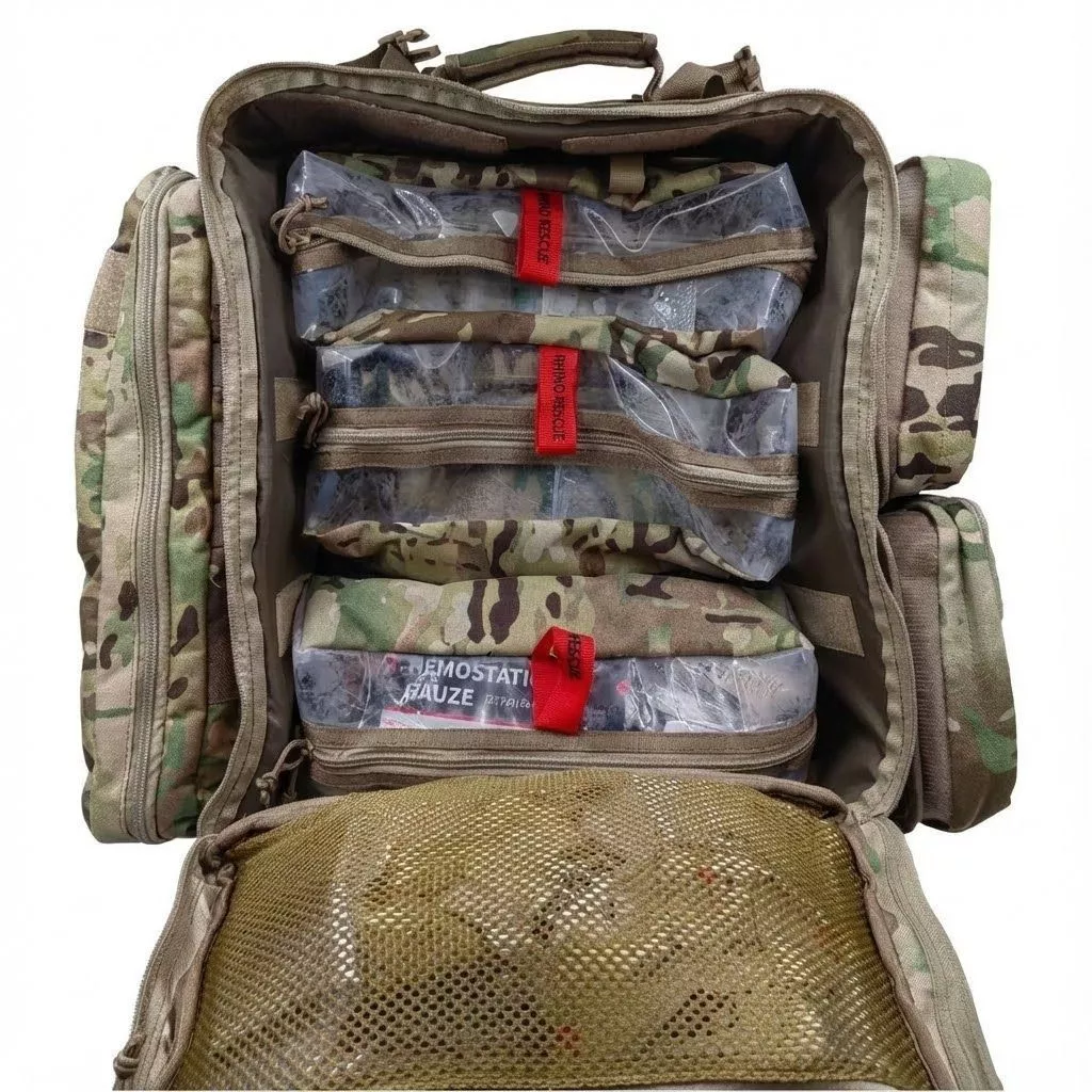 Аптечка рюкзак тактический с облегченном наполнением R40 Rhino Rescue 40 литров (мультикам) с доставкой по России | BreadyФото 6