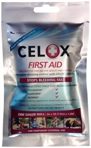 Бинт гемостатический круглый Селокс Celox Gauze Roll гражданская версия с доставкой по России и в Казахстан | Bready